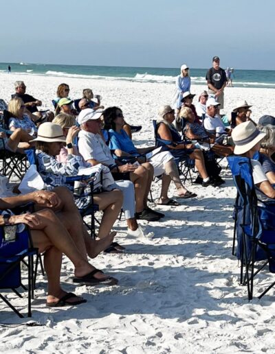 Gathering at Chapel on the Beach
