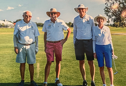 Golf Tournament-N.Pearce-B.Bossert-M.Mansperger-L.Mansperger
