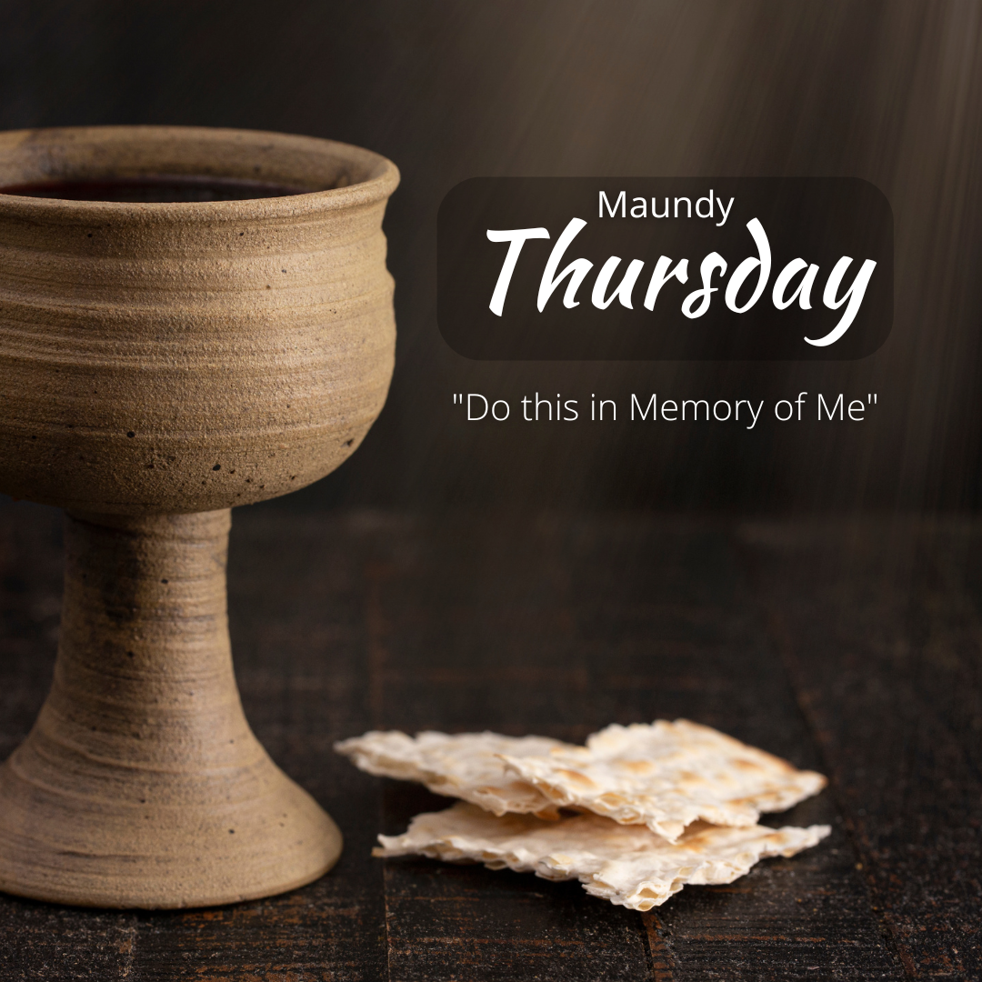 Minimalist Maundy Thursday Instagram Post