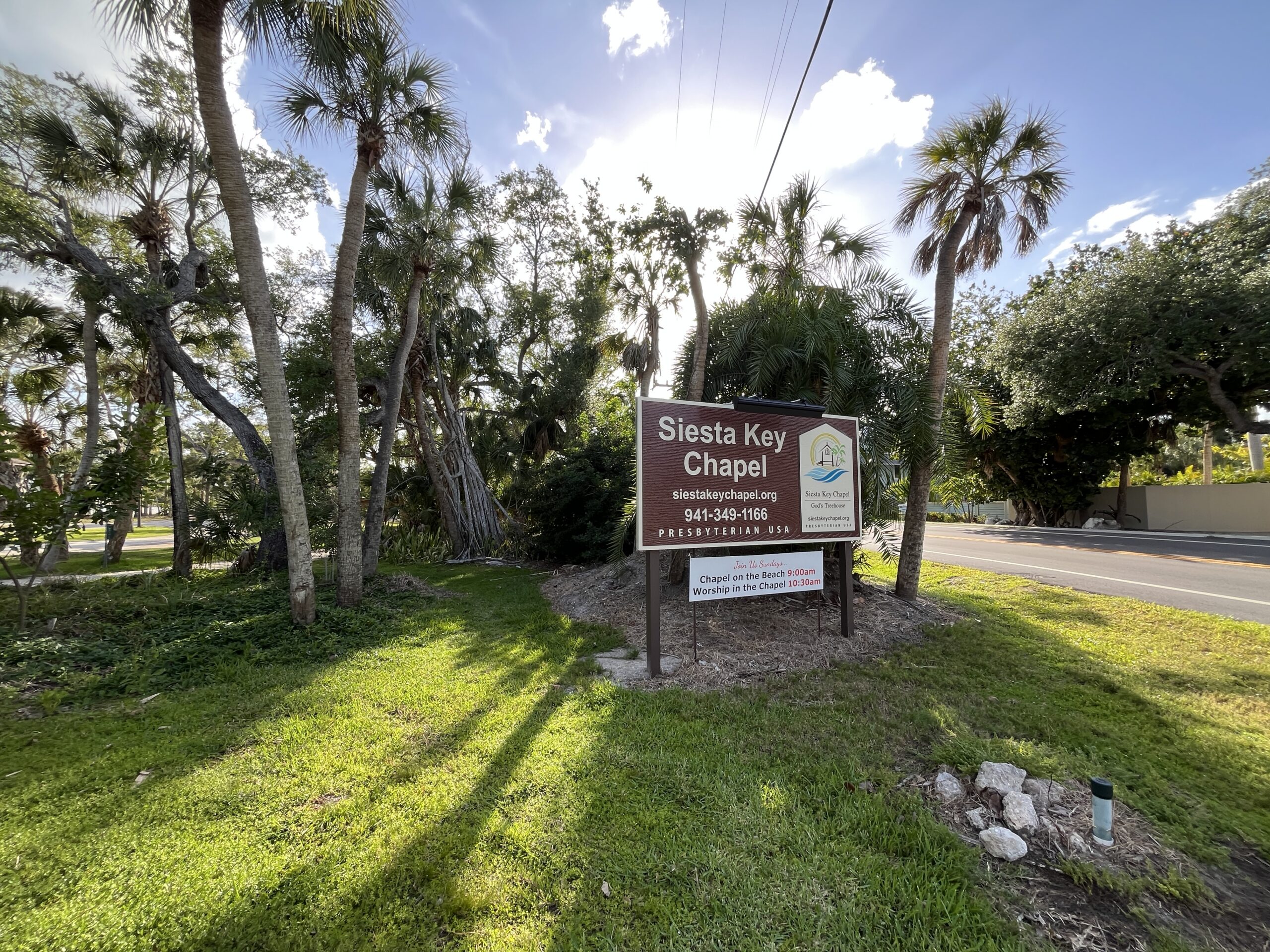 Siesta Key chapel sign